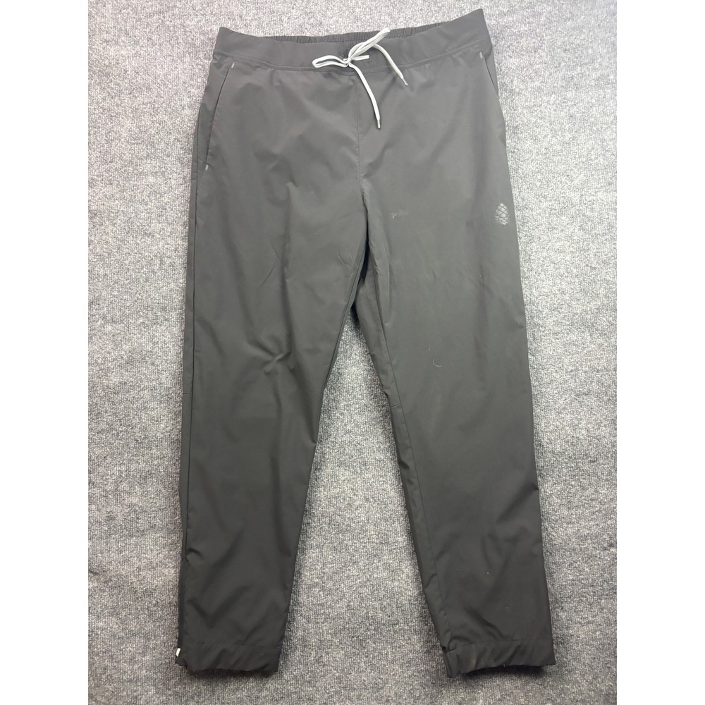 Stio PTV Jogger Pants Mens XL Gray Lightweight Mesh Lined Zipper Cuffs